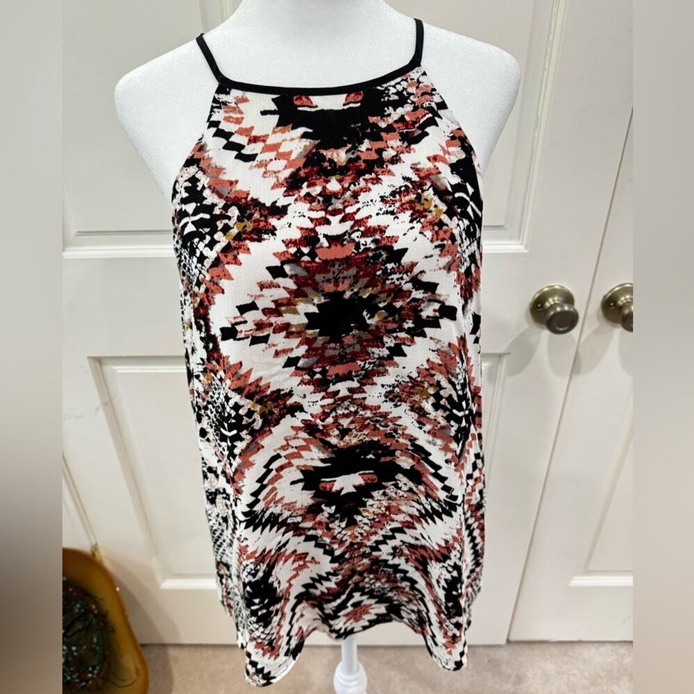 Lavender Brown aztec print camisole, size L